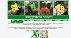 Desktop Screenshot of grappinforestier.com